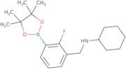 3-(N-Cyclohexylaminomethyl)-2-fluorophenylboronic acid pinacol ester