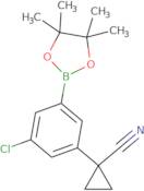 3-Chloro-5-(1-cyano-1-cyclopropyl)phenylboronic acid pinacol ester