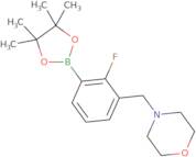 2-Fluoro-3-(morpholinomethyl)phenylboronic acid pinacol ester