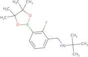 3-(t-Butylaminomethyl)-2-fluorophenylboronic acid pinacol ester