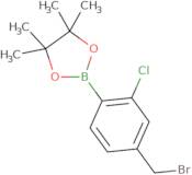 4-Bromomethyl-2-chlorophenylboronic acid pinacol ester