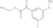 (3-Fluoro-5-methoxyphenyl)oxo-acetic acid ethyl ester