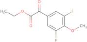 (3,5-Difluoro-4-methoxyphenyl)oxo-acetic acid ethyl ester