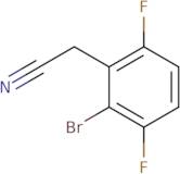 2-(2-Bromo-3,6-difluorophenyl)acetonitrile