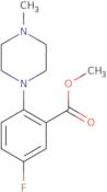 Methyl 5-fluoro-2-(4-methylpiperazino)benzoate