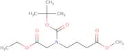 Methyl 4-[n-boc-n-(2-ethoxy-2-oxoethyl)amino]butanoate