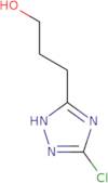3-(3-Chloro-1H-1,2,4-triazol-5-yl)-1-propanol hydrochloride hydrate