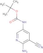 tert-Butyl (6-amino-5-cyano-3-pyridinyl)carbamate