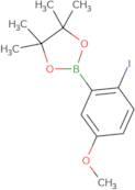 2-(2-iodo-5-methoxyphenyl)-4,4,5,5-tetramethyl-1,3,2-dioxaborolane