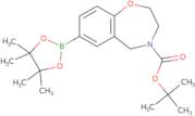 tert-butyl 7-(4,4,5,5-tetramethyl-1,3,2-dioxaborolan-2-yl)-2,3-dihydrobenzo[f][1,4]oxazepine-4(5H)…