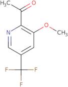 1-[3-Methoxy-5-(trifluoromethyl)pyridin-2-yl]ethanone