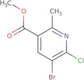 Methyl 5-bromo-6-chloro-2-methylpyridine-3-carboxylate