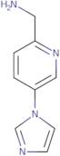 [5-(1H-Imidazol-1-yl)pyridin-2-yl]methanamine