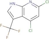 4,6-dichloro-3-(trifluoromethyl)-1h-pyrrolo[2,3-b]pyridine