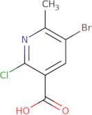 5-bromo-2-chloro-6-methylpyridine-3-carboxylic acid