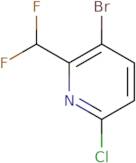 3-Bromo-6-chloro-2-(difluoromethyl)pyridine