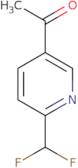 1-[6-(Difluoromethyl)pyridin-3-yl]ethan-1-one