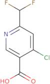 4-Chloro-6-(difluoromethyl)pyridine-3-carboxylic acid