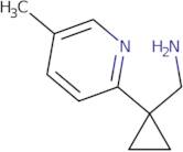 1-[1-(5-Methylpyridin-2-yl)cyclopropyl]methanamine
