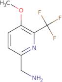 (5-Methoxy-6-(trifluoromethyl)pyridin-2-yl)methanamine