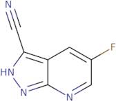5-Fluoro-1H-pyrazolo[3,4-b]pyridine-3-carbonitrile