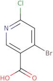 4-Bromo-6-chloronicotinic acid