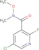 5-Chloro-2-fluoro-N-methoxy-N-methyl-3-pyridinecarboxamide