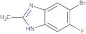 5-Bromo-6-fluoro-2-methyl-1H-1,3-benzodiazole