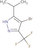 4-bromo-5-(propan-2-yl)-3-(trifluoromethyl)-1H-pyrazole