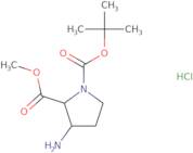 1-tert-Butyl 2-methyl (2S,3R)-3-amino-1,2-pyrrolidinedicarboxylate hydrochloride