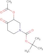 tert-Butyl 3-acetoxy-4-oxopiperidine-1-carboxylate