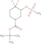 tert-Butyl 4,4-difluoro-3-((methylsulfonyl)oxy)piperidine-1-carboxylate