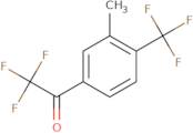 2,2,2-Trifluoro-1-(3-methyl-4-(trifluoromethyl)phenyl)ethanone