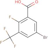 5-bromo-2-fluoro-3-(trifluoromethyl)benzoic acid