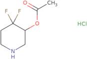 4,4-Difluoropiperidin-3-yl acetate hydrochloride