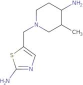 1-[(2-Amino-1,3-thiazol-5-yl)methyl]-3-methylpiperidin-4-amine