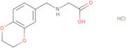 2-[(2,3-Dihydro-1,4-benzodioxin-6-ylmethyl)amino]acetic acid hydrochloride