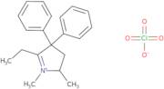 5-Ethyl-3,4-dihydro-1,2-dimethyl-4,4-diphenyl-2H-pyrrolium perchlorate
