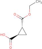 Trans-1,2-cyclopropane-dicarboxylic acid mono ethyl ester