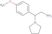2-(4-Methoxy-phenyl)-2-pyrrolidin-1-yl-ethylamine