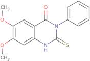 2,3-Dihydro-6,7-dimethoxy-3-phenyl-2-thioxo-1H-quinazolin-4-one