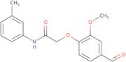 2-(4-Formyl-2-methoxyphenoxy)-N-(3-methylphenyl)acetamide
