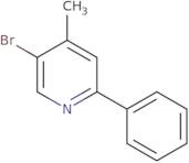 5-Bromo-4-methyl-2-phenyl-pyridine