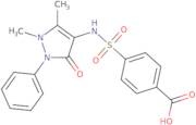 4-[(1,5-Dimethyl-3-oxo-2-phenyl-2,3-dihydro-1H-pyrazol-4-yl)sulfamoyl]benzoic acid