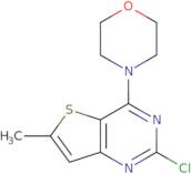 4-{2-chloro-6-methylthieno[3,2-d]pyrimidin-4-yl}morpholine