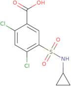 2,4-Dichloro-5-(cyclopropylsulfamoyl)benzoic acid