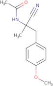 N-{1-Cyano-1-[(4-methoxyphenyl)methyl]ethyl}acetamide