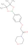 1-Morpholin-4-yl-2-[4-(4,4,5,5-tetramethyl-[1,3,2]dioxaborolan-2-yl)-phenoxy]-ethanone