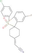 2-(4-((4-chlorophenyl)sulfonyl)-4-(2,5-difluorophenyl)cyclohexylidene)acetonitrile