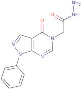 2-(4-Oxo-1-phenyl-1,4-dihydro-5H-pyrazolo[3,4-d]pyrimidin-5-yl)acetohydrazide